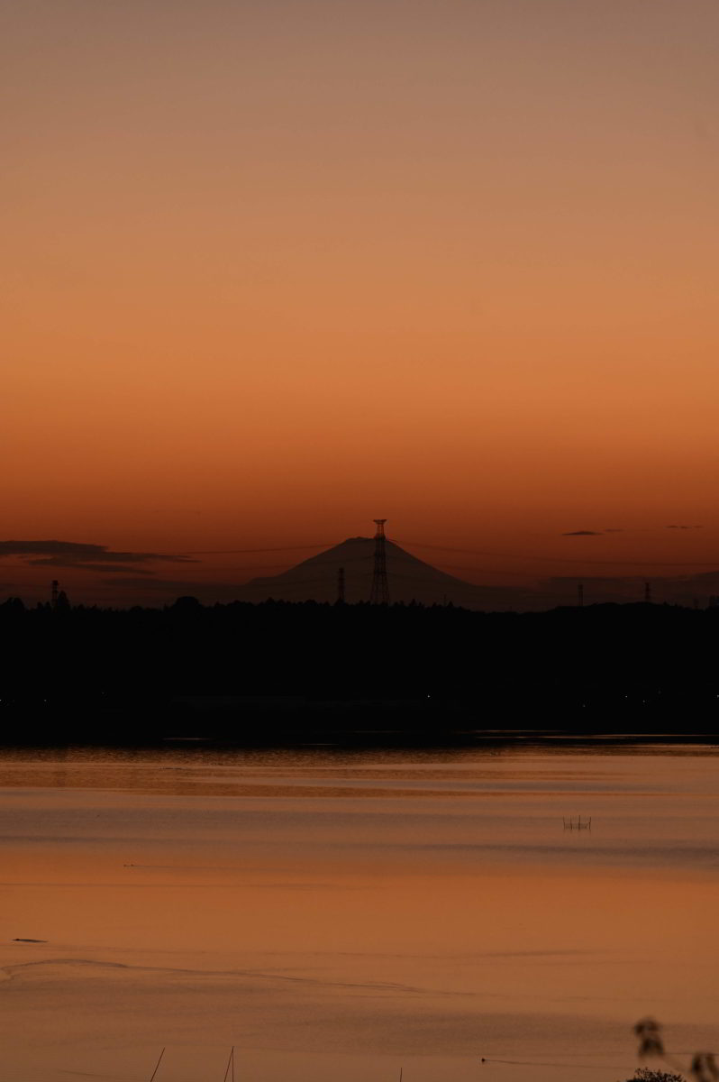 印旛沼サンセットヒルズ　夕景