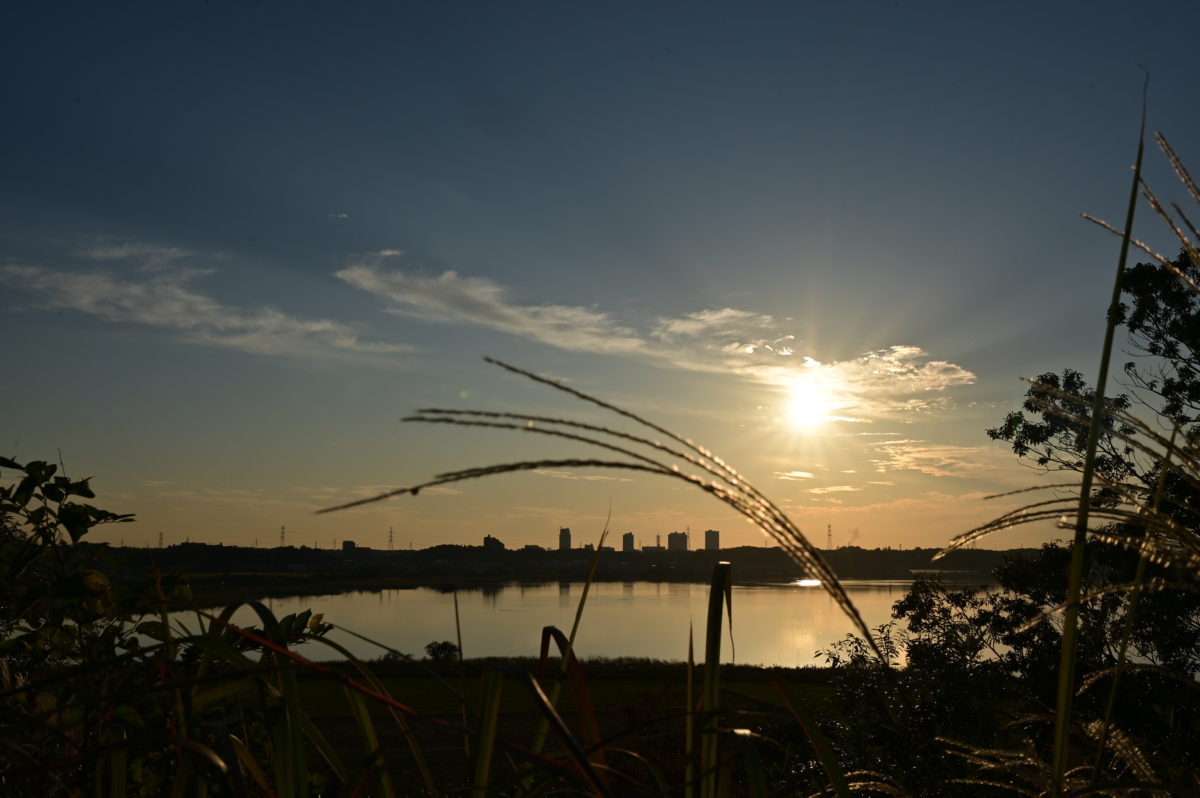 印旛沼サンセットヒルズ　夕景
